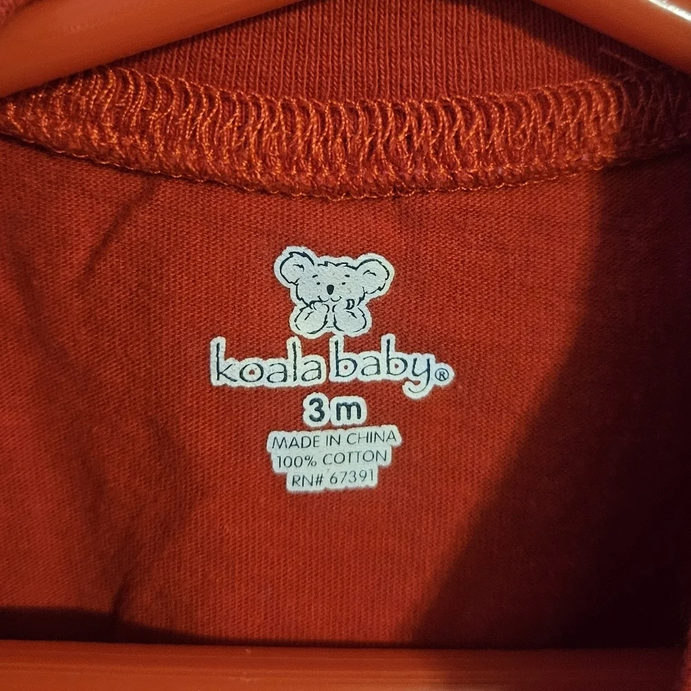 Koala Kids Red Baby Onesie 